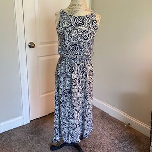 Cabi Navy Maxi Dress